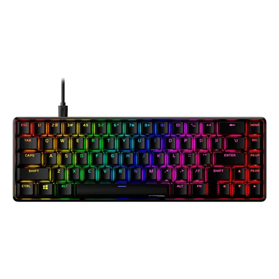 Teclado Mecânico Hyperx Alloy Origins Rgb Gamer Us Red Preto