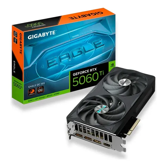 Mercado Livre Placa De Vídeo Gigabyte Rtx 5060ti 8gb Gddr7 Oc-8gd image