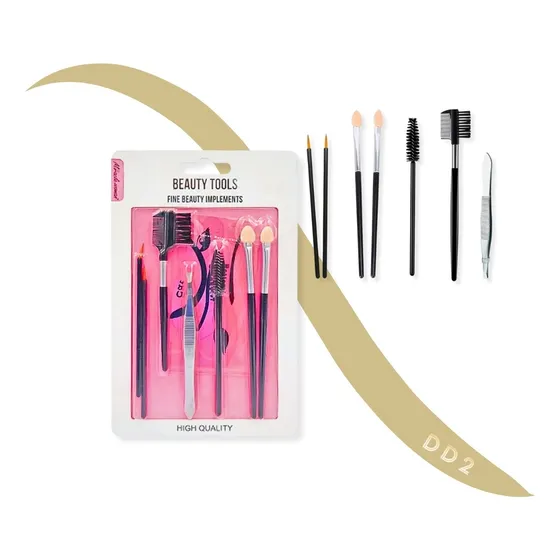 Kit Inicial X7 Herramientas P/cejas Pestañas Labios Completo