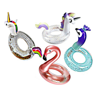 Rueda Inflable Brillos Gliter Salvavidas #70cm Figuras +5año Rueda Inflable Brillos Gliter Salvavidas #70cm Figuras +5año