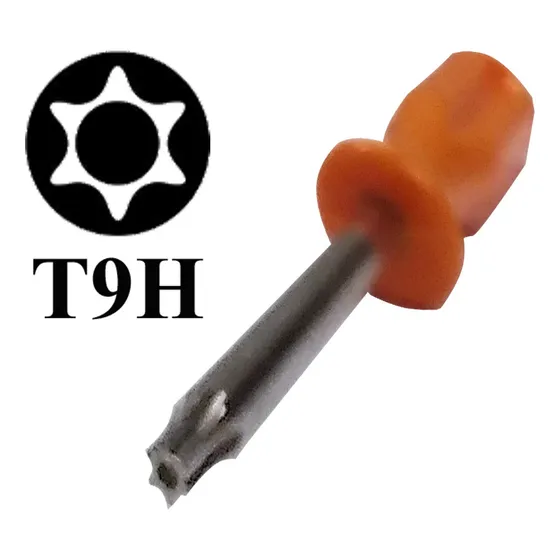 Destornillador Torx T9h Hueco Extrae Tornillos Seguridad Ps4