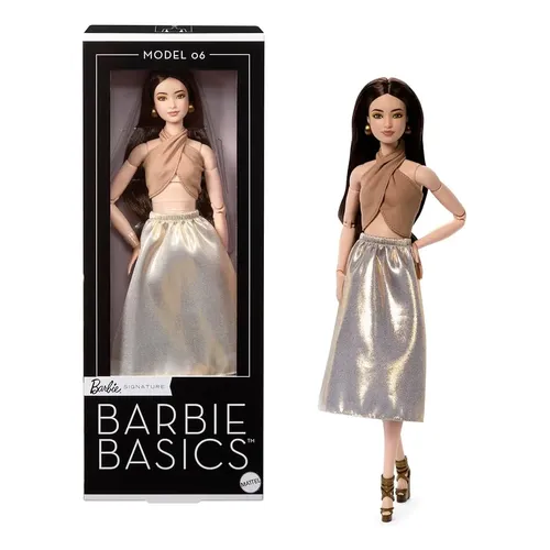 Boneca De Moda Barbie Basics Model Collector 06 Brunette Hai