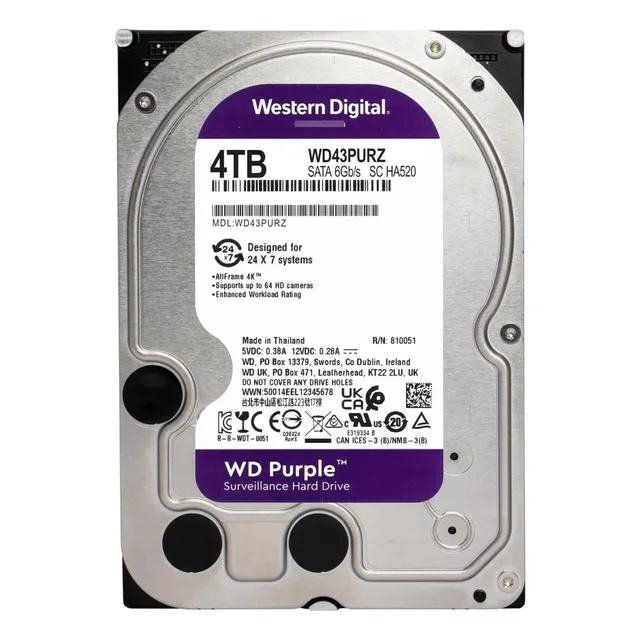 Disco Duro Wd Purple 4gb Wd43purz Western Digital Nuevo