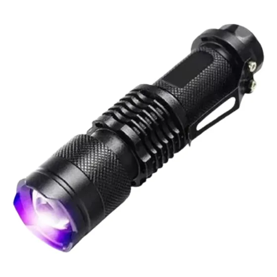Polaris Shop Lanterna Uv Led T6 Ultravioleta Luz Negra Roxa Escorpião Dinheiro Falso Cob Branca Bateria Recarrégavel Usb Portátil Profissional Potente Mini