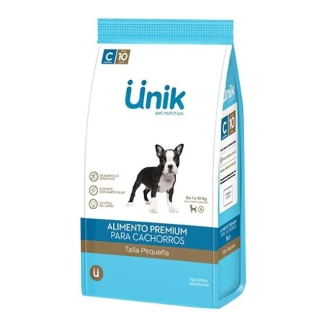 Alimento Premium Unik 3kg Perro Puppy Cachorro Raza Pequeña