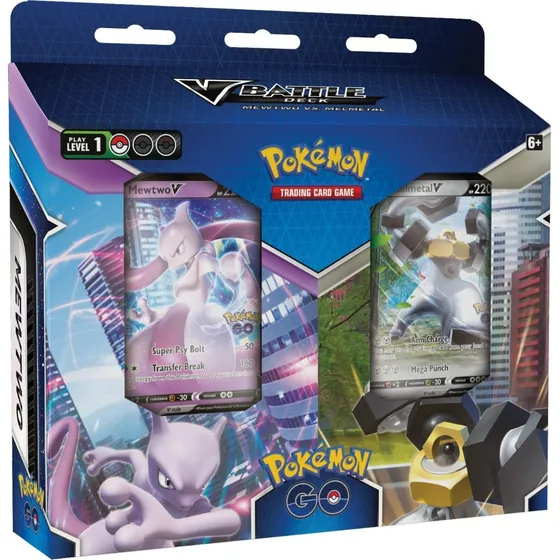 Pokemon Tcg Go V Battle Deck Mewtwo Vs. Melmetal Ingles