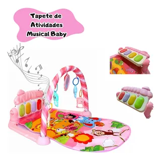 Tapete GinĂĄsio De Atividades Para BebĂȘ Musical Com Piano Interativo Colorbaby Floresta Rosa Tapete GinĂĄsio De Atividades Para BebĂȘ Musical Com Piano Interativo Colorbaby Floresta Rosa
