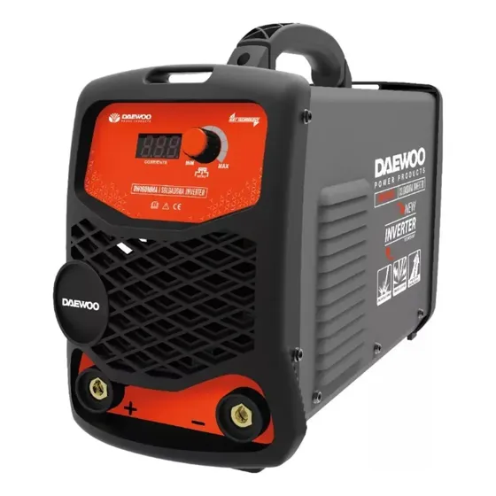 Soldadora Inverter 160a Daewoo 6.8kva Igbt Mma + Acces. Color Negro\u002Fnaranja Frecuencia 50 Hz | Cuotas sin interés