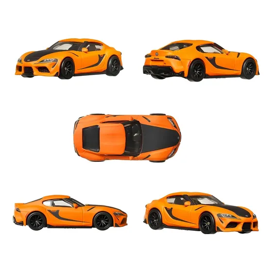 Hot Wheels Fast & Furious, paquete de 2 unidades, para Toyota Supra, color naranja