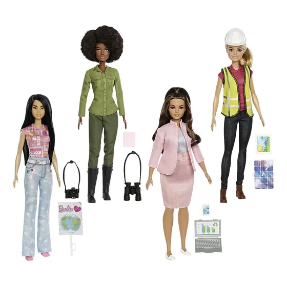 Set De Muñecas Barbie Profesiones Eco Sostenibles