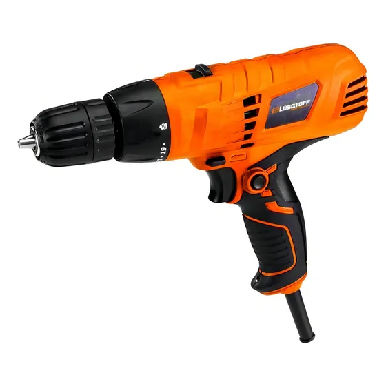 Taladro Atornillador Torque 10mm 300w Lusqtoff Tal300-8 Color Naranja Frecuencia 50
