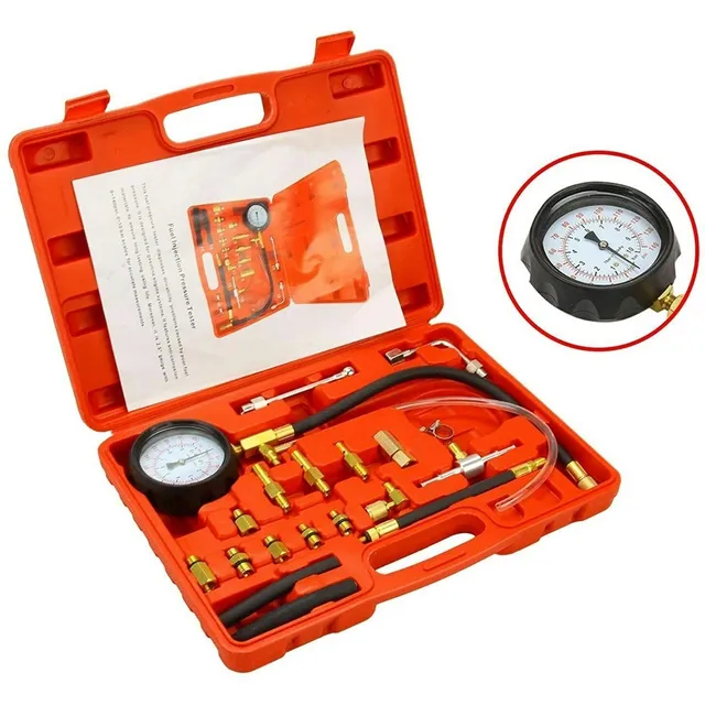 Kit Medidor Presión Gasolina Automotriz Inyección Tbi 21pzas