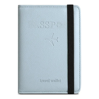 Cartera Rfid Jieluo Con Soporte Para Pasaporte De Piel Sinté Cartera Rfid Jieluo Con Soporte Para Pasaporte De Piel Sinté