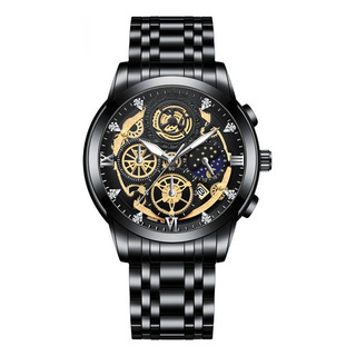 Calendario Hueco Reloj De Hombre Reloj Multifunción Reloj Calendario Hueco Reloj De Hombre Reloj Multifunción Reloj