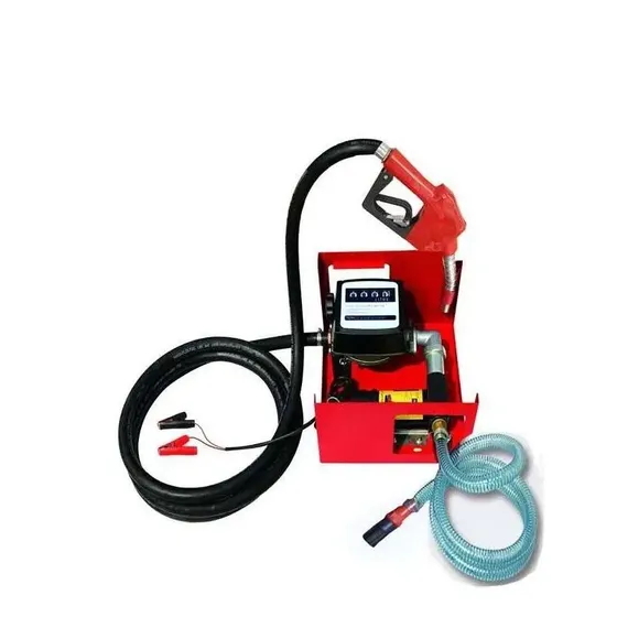 Bomba De Transvasije Con Cuentalitros 12v Combustibles