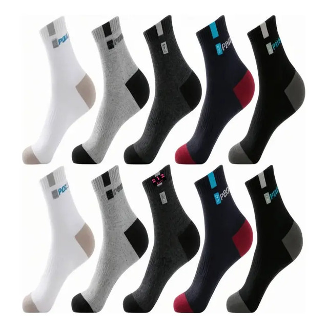 Kit 12 Pares Meias Cano Longo Alto Medio Academia Sport Kit 12 Pares Meias Cano Longo Alto Medio Academia Sport