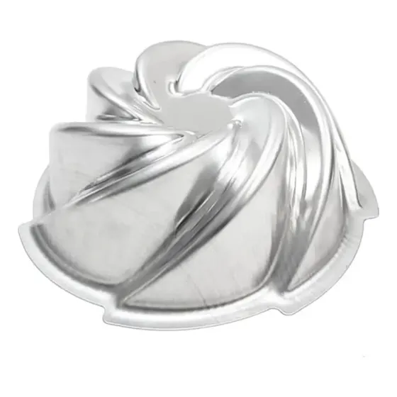 Forma Bolo Vulcão Alumínio Resistente 23x9 Cm Grande