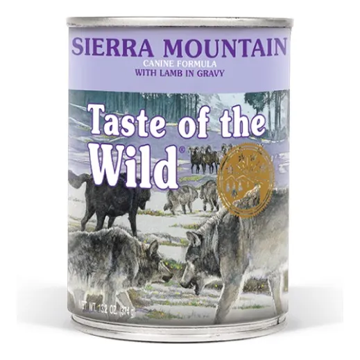 Lata Taste Of The Wild Sierra Mountain Perro 390g
