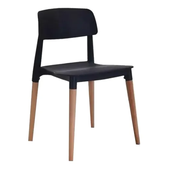 Silla De Comedor Baires4 Milán Con Estructura Color Negro