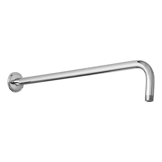 Brazo Extralargo Regadera Acero Inox 50cm Acabado Cromo Rugo Acabado Cromado Color Plateado