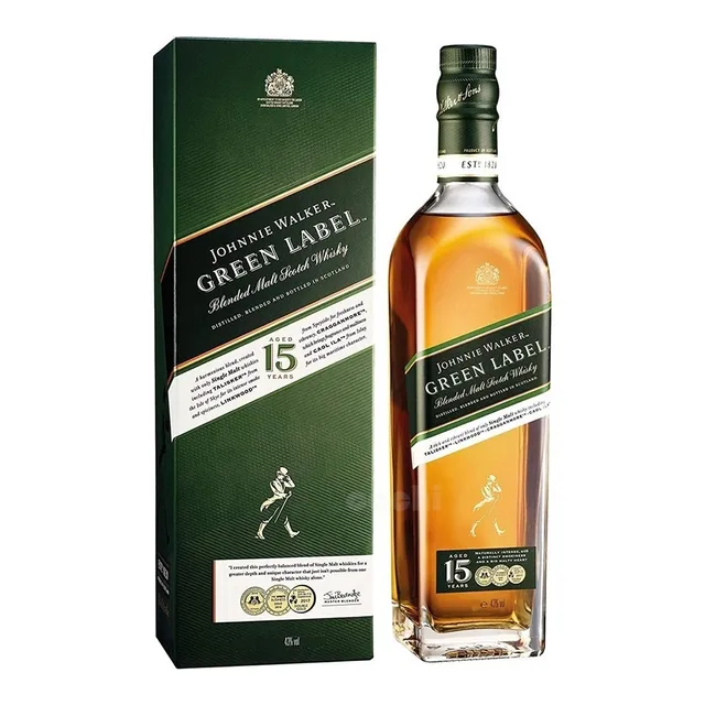 Whisky Johnnie Walker Etiqueta Verde Original !!