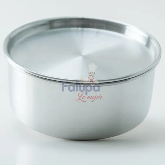 Quesillera De Aluminio #22 (molde Quesilleras) Marca Falupa