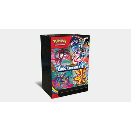 Combo De Pacotes Pokémon Tcg: Caos Ascendente  18 Boosters Português