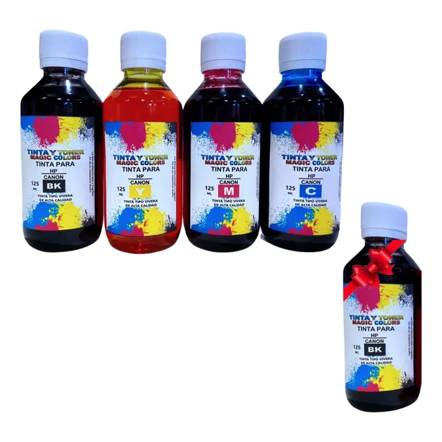 Tinta Universal Dye Compatible Para Hp/canon 125ml
