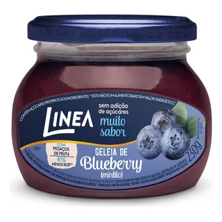 Geleia Linea Sabor Mirtilo De 230g Geleia Linea Sabor Mirtilo De 230g