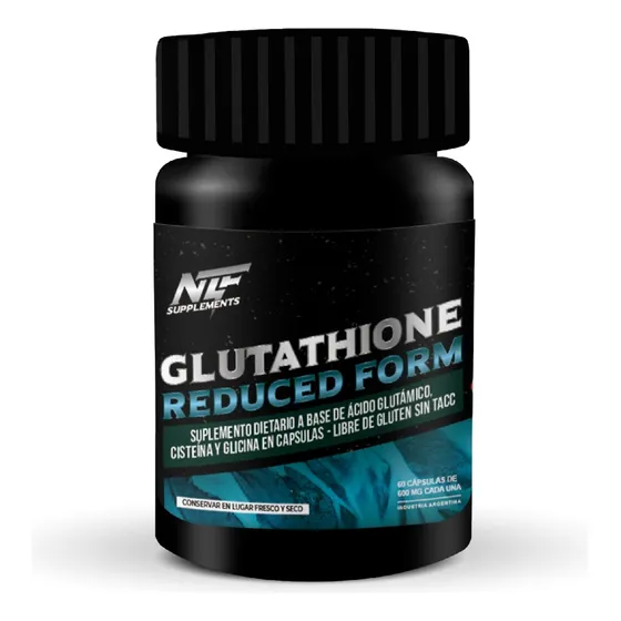 Glutathione reducido antioxidantes 60 cápsulas de 600 mg