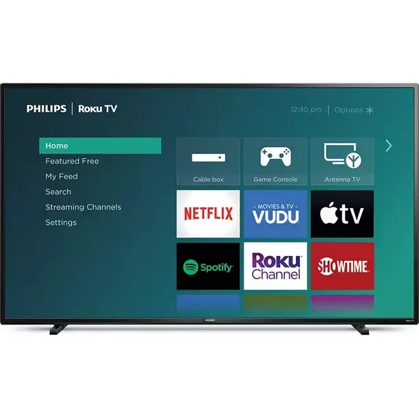 Pantalla Smart Tv Philips 65 4k Led Uhd Roku Hdr 65pfl4864