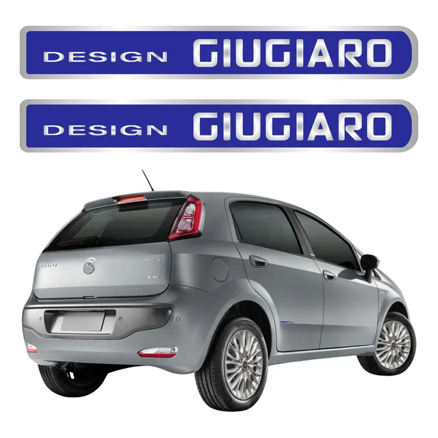 Kit Par Adesivo Resinado Fiat Punto Stilo Design Giugiaro