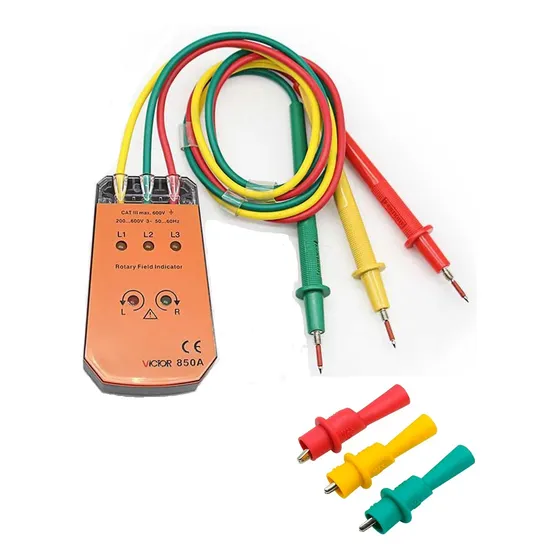 Fasímetro Indicador Detector Secuencia De Fases Victor 850a