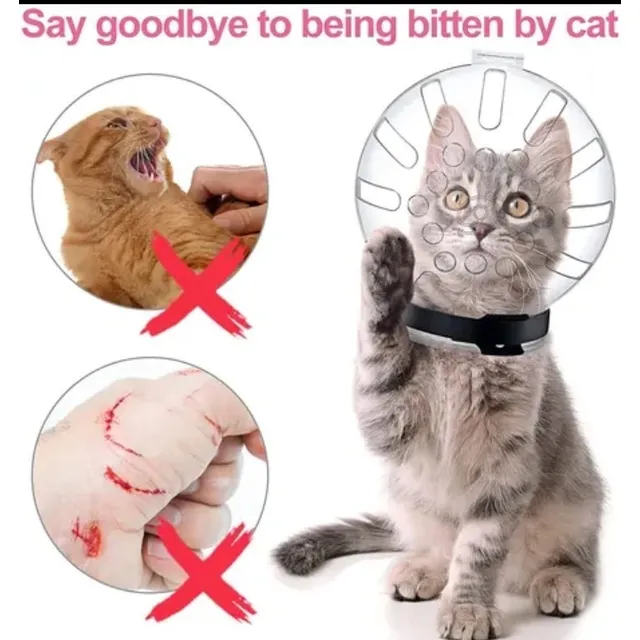 Bozal Para Gatos Antimordedura 