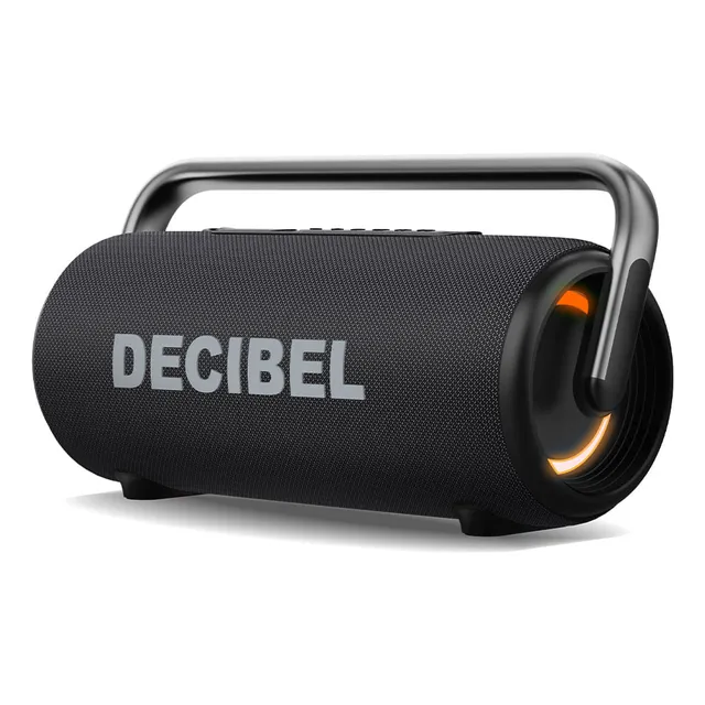 Parlante Bt Decibel Soundboxmax 110w Rms 12h Ipx6 Powerbank Color Negro