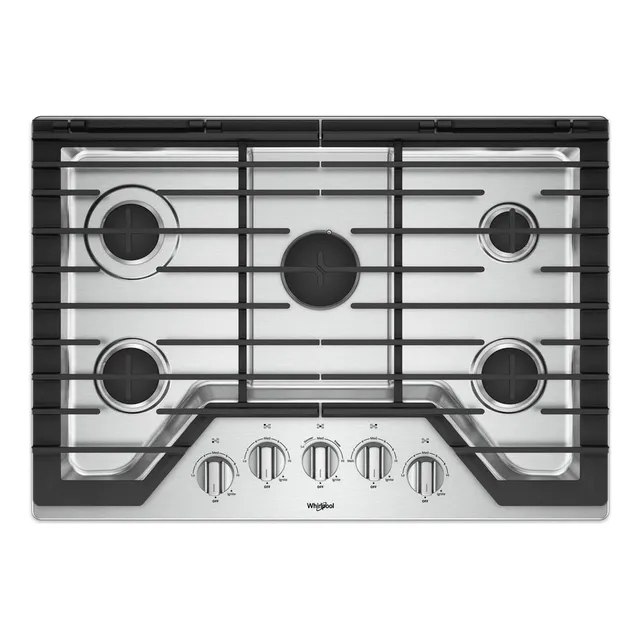 Tope  Whirlpool A Gas Acero 5 Quemadores 30