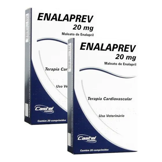 2 Enalaprev 20mg 20 Comprimidos - Cepav - Imediato
