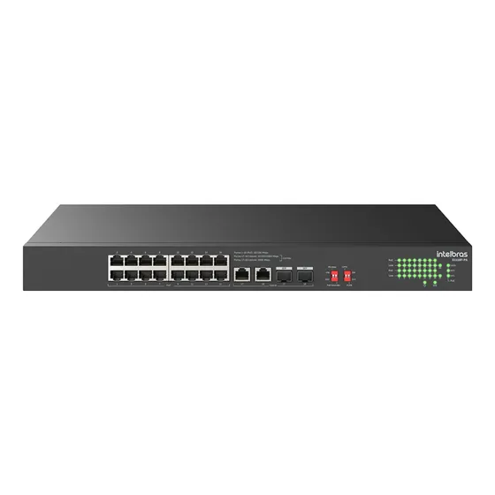Switch Intelbras Nao Gerenciavel Poe 18 Portas S1118f-pa