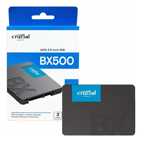 Unidade SSD Crucial 500gb CT500mx500SSD1 2.5 Sata3 7 mm /v/vc cor