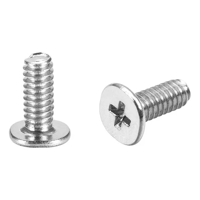 Uxcell M2x5mm Phillips Tornillo De Tornillo Tono Plateado De