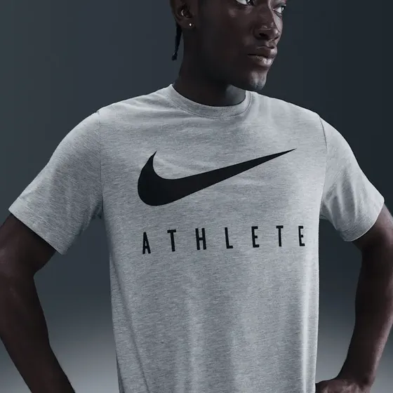 Remera Nike Dri-fit Para Hombre Gris 63