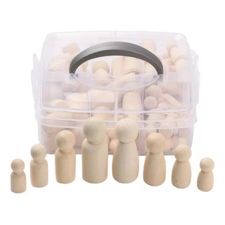 50 Piezas En Peg Doll Craft Personas Formas Cuerpos De 50 Piezas En Peg Doll Craft Personas Formas Cuerpos De