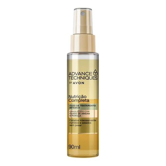 Óleo Advance Techniques Nutrição Avon Argan & Marula 90ml