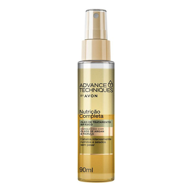 Óleo Advance Techniques Nutrição Avon Argan & Marula 90ml Óleo Advance Techniques Nutrição Avon Argan & Marula 90ml