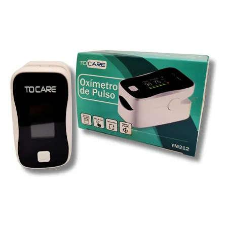 Oxímetro Digital De Pulso Para Dedo Tocare Profissional Branco