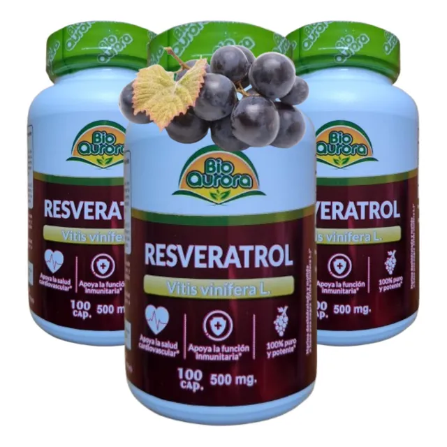 Resveratrol 1000 Mg 100 Càpsulas Con Registro S. - Original
