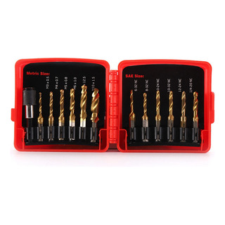 . Conjunto De Brocas Combinadas De Titânio, 13 Peças . Conjunto De Brocas Combinadas De Titânio, 13 Peças