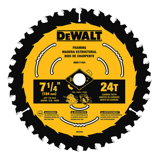 Hoja De Sierra Circular Dewalt Dwa171424b10 Para Madera De 2 Hoja De Sierra Circular Dewalt Dwa171424b10 Para Madera De 2