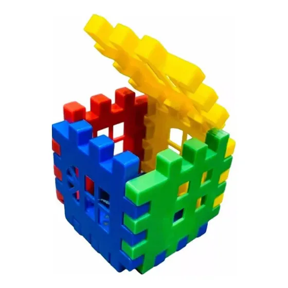 48 Pecinhas Monta Brinquedo Educativo Construtor Infantil
