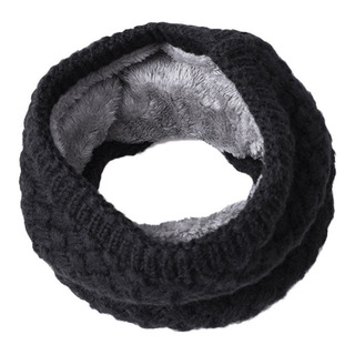 Cachecol Gola Inverno Tricô Preto Masculino E Feminino Cachecol Gola Inverno Tricô Preto Masculino E Feminino